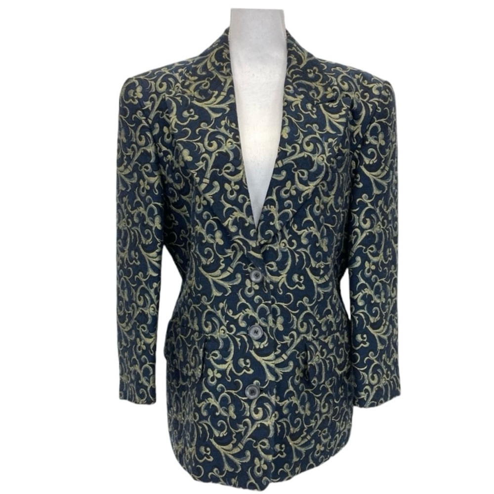 Mondi Jacket Size 40 Blue and Green